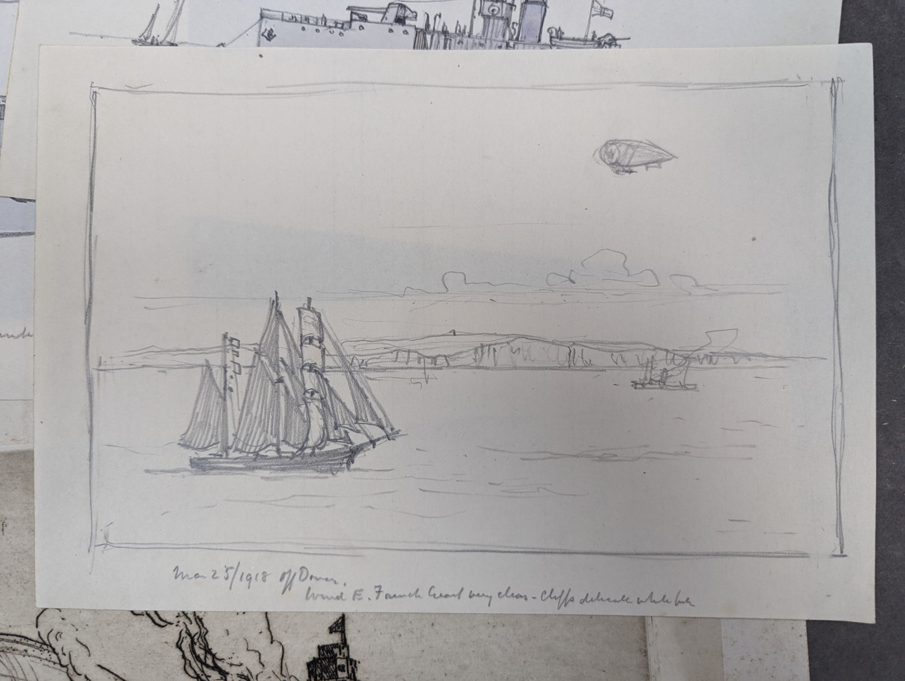 Nelson Dawson (1859-1941) assorted original artworks and an etching